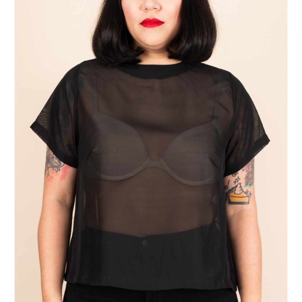 Sheer Black T-shirt